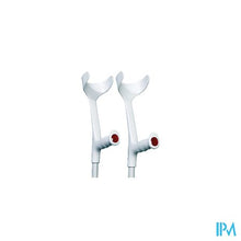 Afbeelding in Gallery-weergave laden, Bota Kruk Alu Model 1 Volw Max.130kg Grijs 1paar