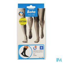 Load image into Gallery viewer, Bota Relax 280 Katoen Korte Kous Zwart N6