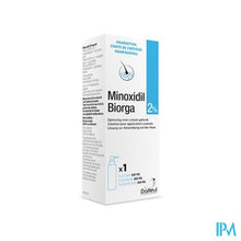 Afbeelding in Gallery-weergave laden, Minoxidil Biorga 2% Opl Cutaan Koffer Fl 1x60ml