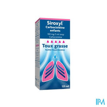 Afbeelding in Gallery-weergave laden, Siroxyl Carbocisteine 100mg/5ml Kind. Siroop 125ml