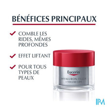 Charger l'image dans la galerie, Eucerin Hyaluron Filler+volume Lift Nacht Cr 50ml