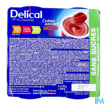 Charger l'image dans la galerie, Delical Creme Dessert Hp-hc Z/suiker Cacao 4x124g