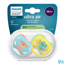 Afbeelding in Gallery-weergave laden, Philips Avent Fopspeen +18m Air Kikker/aap 2