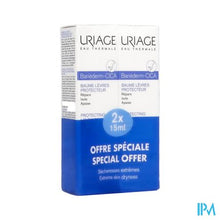 Charger l'image dans la galerie, Uriage Bariederm Lippenbalsem Tube 2x15ml Promo