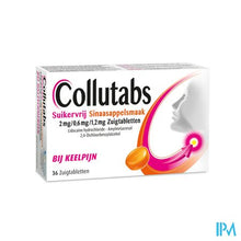 Charger l'image dans la galerie, Collutabs Suikervri Sinaasappelsmaak 2mg/0,6mg/1,2mg Zuigtabletten