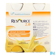 Afbeelding in Gallery-weergave laden, Resource 2.0 Ananas-mango 4x200ml 12314415