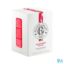 Load image into Gallery viewer, Roger&gallet Gingembre Rouge Boite 3 Savons 100g