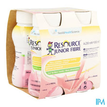 Charger l'image dans la galerie, Resource Junior Fibre Aardbei 4x200ml