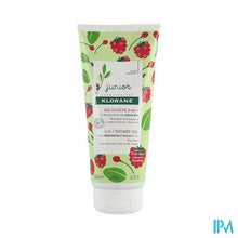 Afbeelding in Gallery-weergave laden, Klorane Petit Junior Douche Gel Framboos 200ml Nf