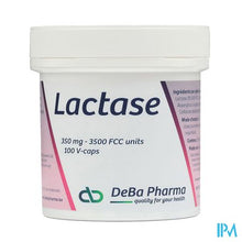 Afbeelding in Gallery-weergave laden, Lactase 350mg V-caps 100 Deba