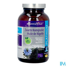 Charger l'image dans la galerie, Mannavital Zwarte Komijnolie Platinum Softgels 120