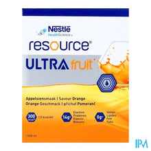 Load image into Gallery viewer, Resource Ultra Fruit Sinaasappelsmaak 4x200ml Nf