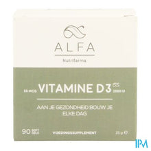 Charger l'image dans la galerie, ALFA Vitamine D3 2000iu Softgels 90