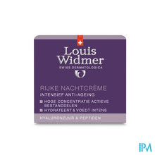 Charger l'image dans la galerie, Widmer Iaa Rijke Nachtcreme Parf Pot 50ml