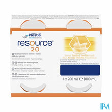 Afbeelding in Gallery-weergave laden, Resource 2.0 Vanille 4x200ml 12100535