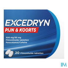Charger l'image dans la galerie, Excedryn Pijn&koorts 500mg/65mg Filmomh Tabl 2x10