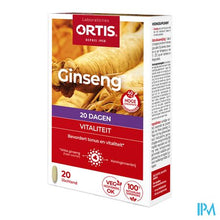 Charger l'image dans la galerie, Ortis Vitalite Ginseng 20 Tabl 20