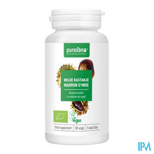 Afbeelding in Gallery-weergave laden, Purasana Vegan Wilde Kastanje Bio Caps 120x240mg