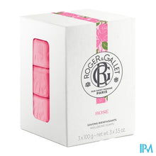 Load image into Gallery viewer, Roger&gallet Rose Boite 3 Zepen 100g