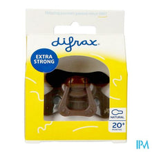 Afbeelding in Gallery-weergave laden, Difrax Fopspeen Natural 20m+ Chocolate Lines