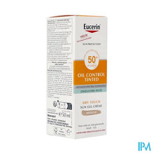 Load image into Gallery viewer, Eucerin Sun Protection Oil Tinted Med Spf50+ 50ml