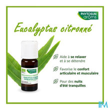 Afbeelding in Gallery-weergave laden, Phytosun Euc. Citroen Fr-bio-01 10ml