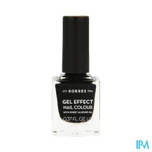Afbeelding in Gallery-weergave laden, Korres Km Gel Effect Nail 100 Black 11ml