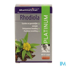 Afbeelding in Gallery-weergave laden, Mannavital Rhodiola Platinum V-caps 60