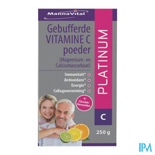 Charger l'image dans la galerie, Mannavital Gebufferde Vitamine C Poeder 250g