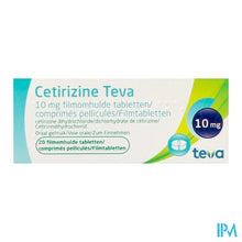 Afbeelding in Gallery-weergave laden, Cetirizine Teva 10mg Filmomh Tabl 20