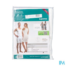 Afbeelding in Gallery-weergave laden, Suprima 4696 Body Z/mouw + Rugrits Wit Xl