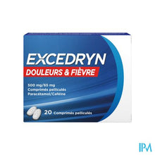 Afbeelding in Gallery-weergave laden, Excedryn Pijn&koorts 500mg/65mg Filmomh Tabl 2x10