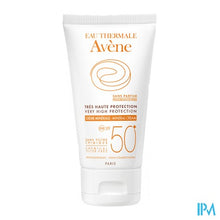 Charger l'image dans la galerie, Avene Zonnecreme Minerale Z.hoge Besch.spf50+ 50ml