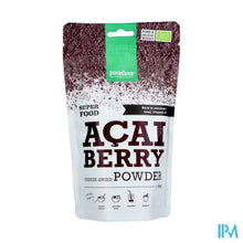 Afbeelding in Gallery-weergave laden, Purasana Vegan Acaibes Pdr 100g Be-bio-02
