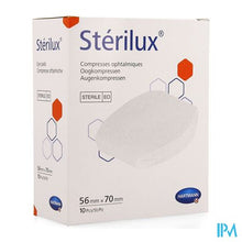 Afbeelding in Gallery-weergave laden, Sterilux Oogkompres 56x70 St. 10 P/s