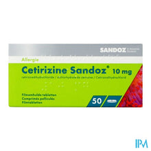Afbeelding in Gallery-weergave laden, Cetirizine Sandoz Tabl 50 X 10mg