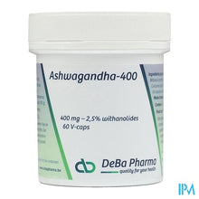 Afbeelding in Gallery-weergave laden, Ashwagandha 400 V-caps 60 Deba