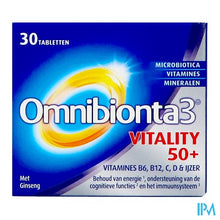 Load image into Gallery viewer, Omnibionta 3 Vitality 50+ Tabl 30