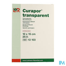 Load image into Gallery viewer, Curapor Transparant Steriel 10cmx15cm 25 13103
