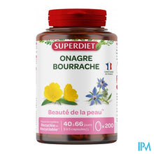 Afbeelding in Gallery-weergave laden, Superdiet Onagre Bourrache Caps 200