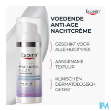 Charger l'image dans la galerie, Eucerin Hyaluron-filler +long.epig.nachtcreme 50ml