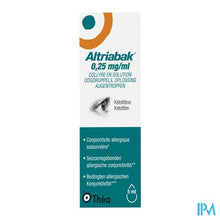 Load image into Gallery viewer, Altriabak 0,25mg/ml Oogdruppels Fl 5ml