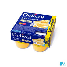 Charger l'image dans la galerie, Delical Creme Dessert Hp-hc Z/lact.vanil 4x125g Nf