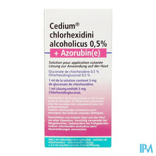Afbeelding in Gallery-weergave laden, Cedium Chlorhexidini Gluc Alc 0,5% 250ml+azorubine
