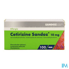 Load image into Gallery viewer, Cetirizine Sandoz comp 100 X 10mg