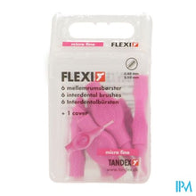 Load image into Gallery viewer, Flexi Fuchsia Borsteltje Micro Fine Interdentaal 6