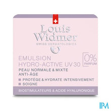 Charger l'image dans la galerie, Widmer Dag Emulsie Hydro-active Uv30 N/parf 50ml