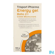 Afbeelding in Gallery-weergave laden, Trisportpharma Ratio 2:1 Energygel Blackcur.10x50g