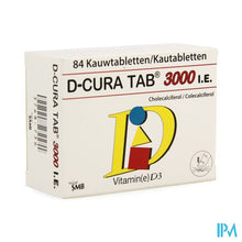 Afbeelding in Gallery-weergave laden, D-cura Tab 3 000 I.E. - 84 Kauwtabletten