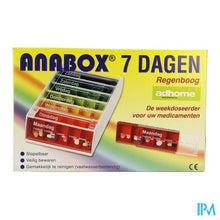 Afbeelding in Gallery-weergave laden, Pillendoos Anabox 7 X 5 Rainbow Nl